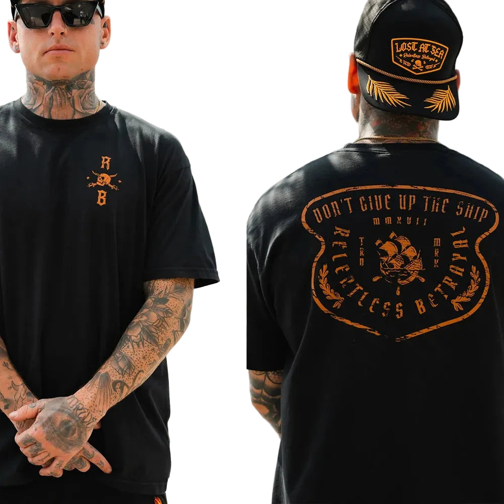 DW WEARS - UNISEX GYM SHIRT ( DON'T GIVE UP THE SHIP ) / 20% DISCOUNT