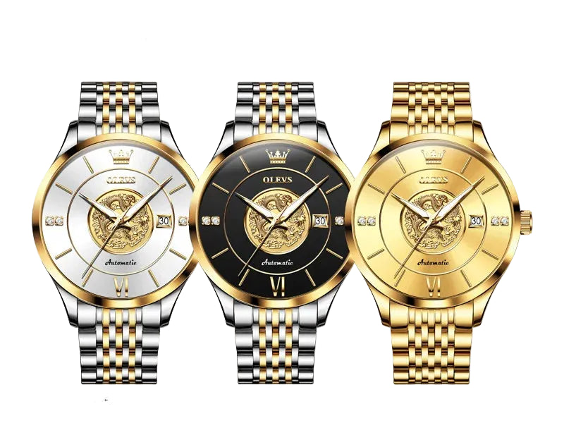 DW WEARS - MEN AUTOMATIC WATCH ( OLEVS )