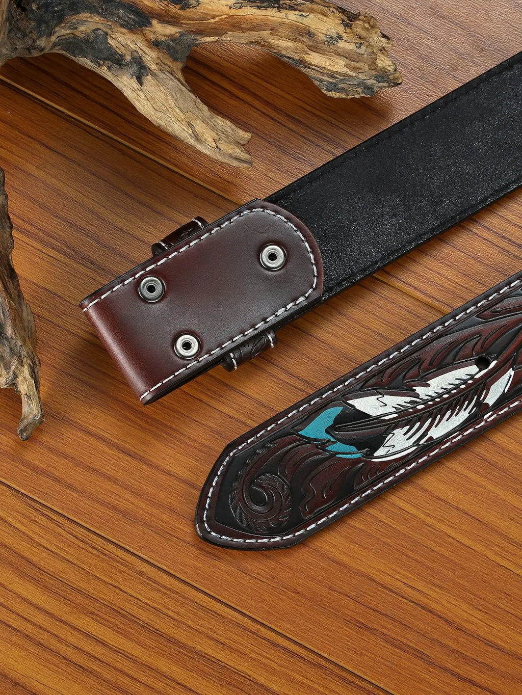 DW WEARS - UNISEX RETRO EMBOSSED BELT ( 20% DISCOUNT )
