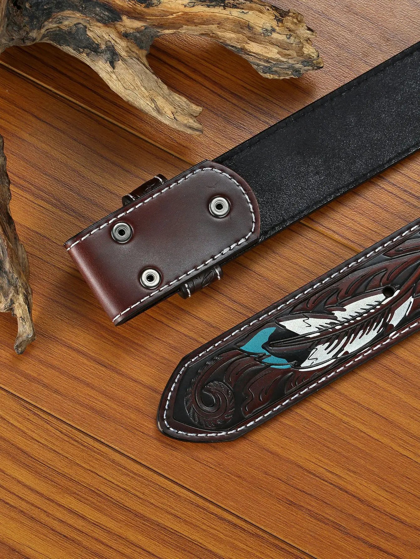 DW WEARS - UNISEX RETRO EMBOSSED BELT ( 20% DISCOUNT )