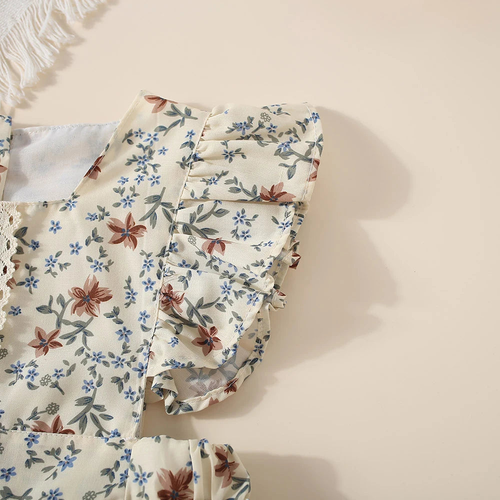 DW WEARS - KIDS SUMMER DRESS ( FLORAL )