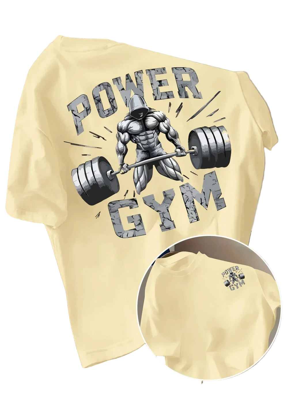 DW WEARS - UNISEX GYM SHIRT ( POWER GYM )