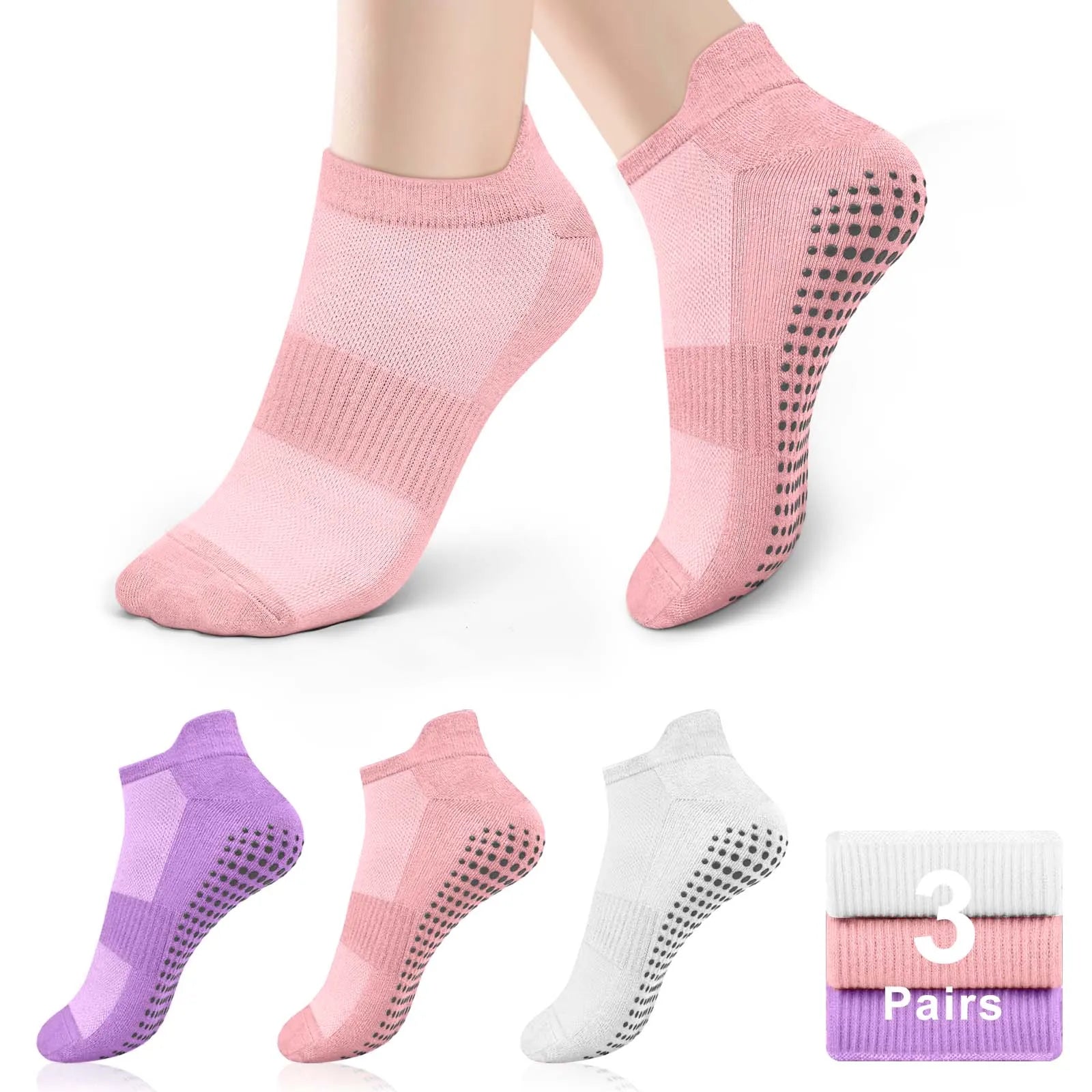 DW WEARS - WOMEN YOGA & PILATES SOCKS ( MESH )