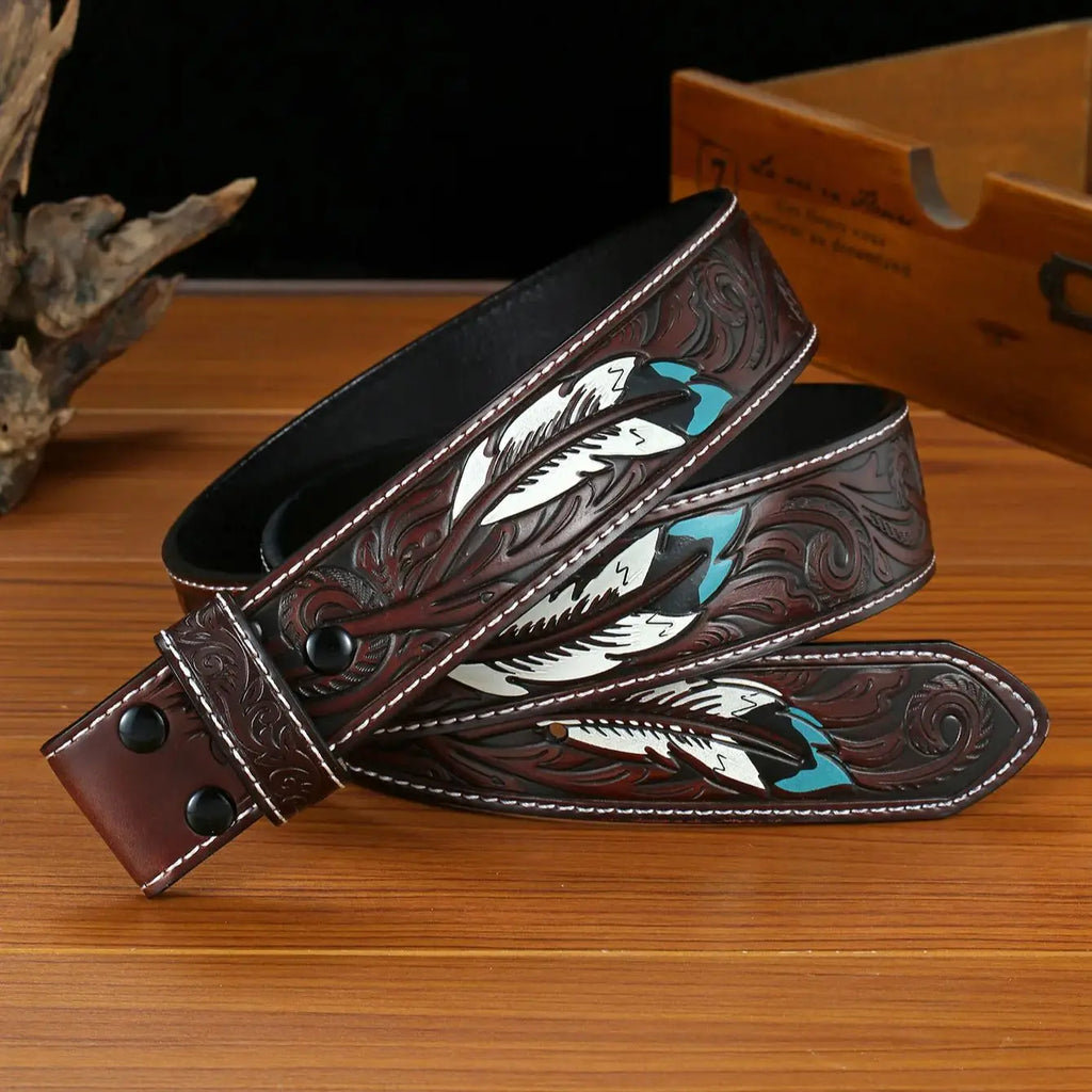 DW WEARS - UNISEX RETRO EMBOSSED BELT ( 20% DISCOUNT )