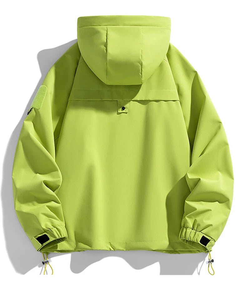 DW WEARS - MEN HOODED WINDBREAKERS