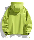 DW WEARS - MEN HOODED WINDBREAKERS