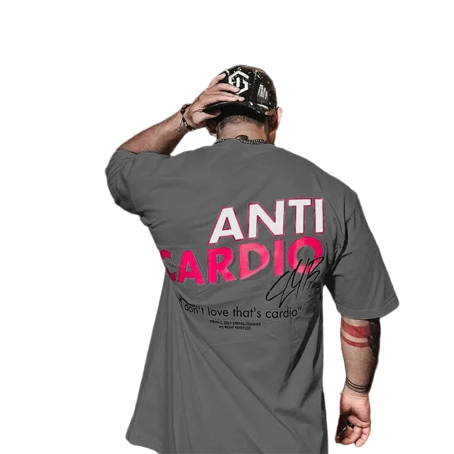 DW WEARS - MEN GYM SHIRT ( ANTI-CARDIO ) / 20% DISCOUNT