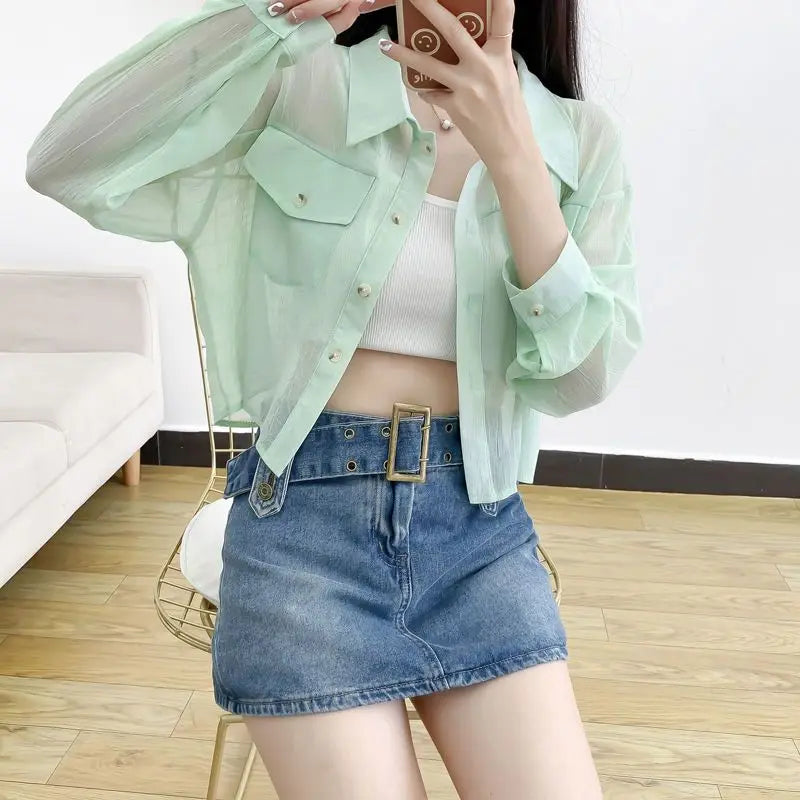 DW WEARS - WOMEN SUMMER LOOSE CARDIGAN JACKET