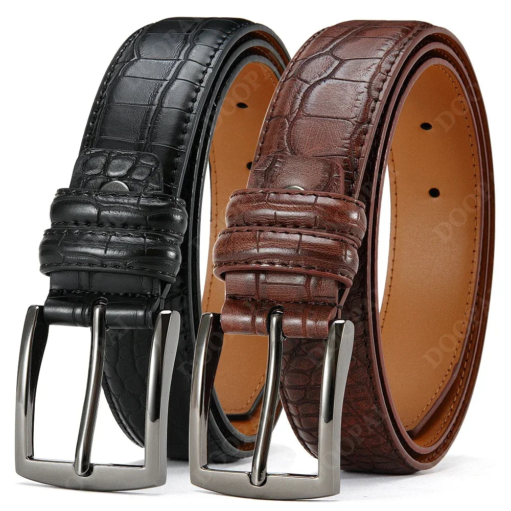 DW WEARS - MEN LEATHER STRAP BELT / 20% DISCOUNT