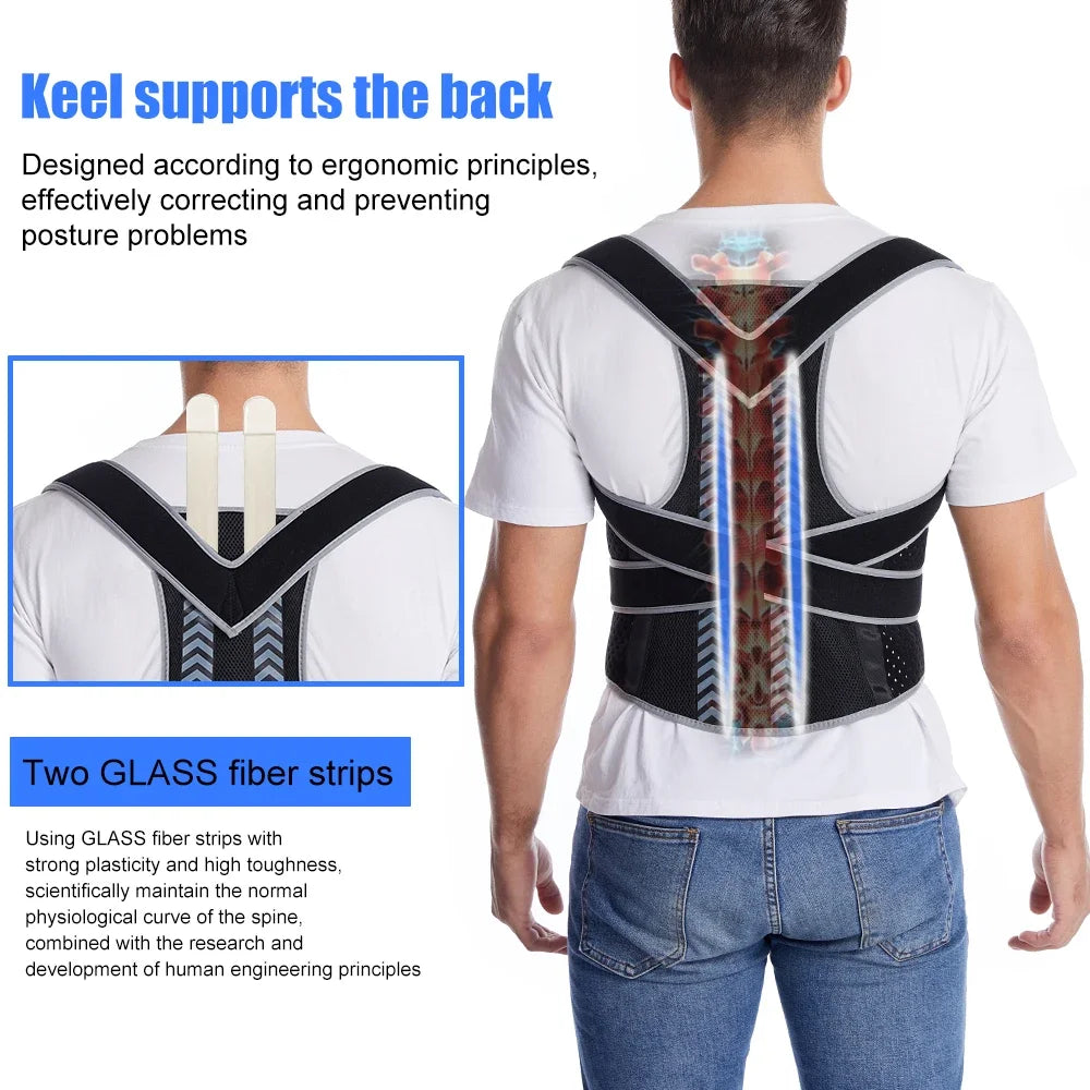 DW WEARS - UNISEX ADJUSTABLE BACK BRACE