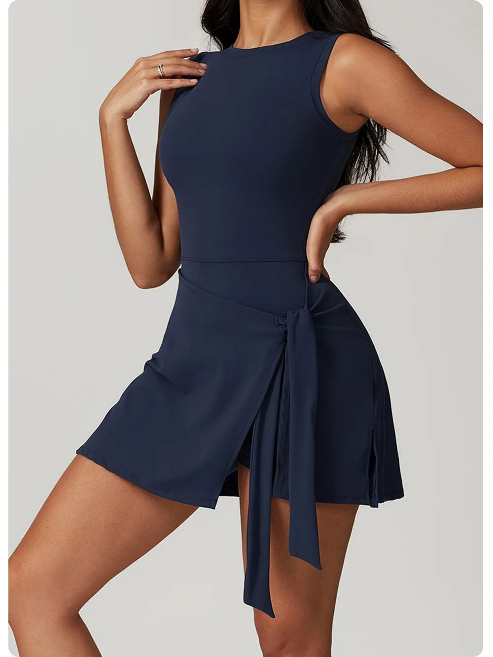 DW WEARS - WOMEN'S ACTIVE  FIT WAIST-TIE DRESS