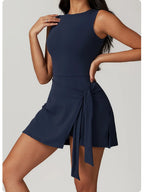 DW WEARS - WOMEN'S ACTIVE  FIT WAIST-TIE DRESS