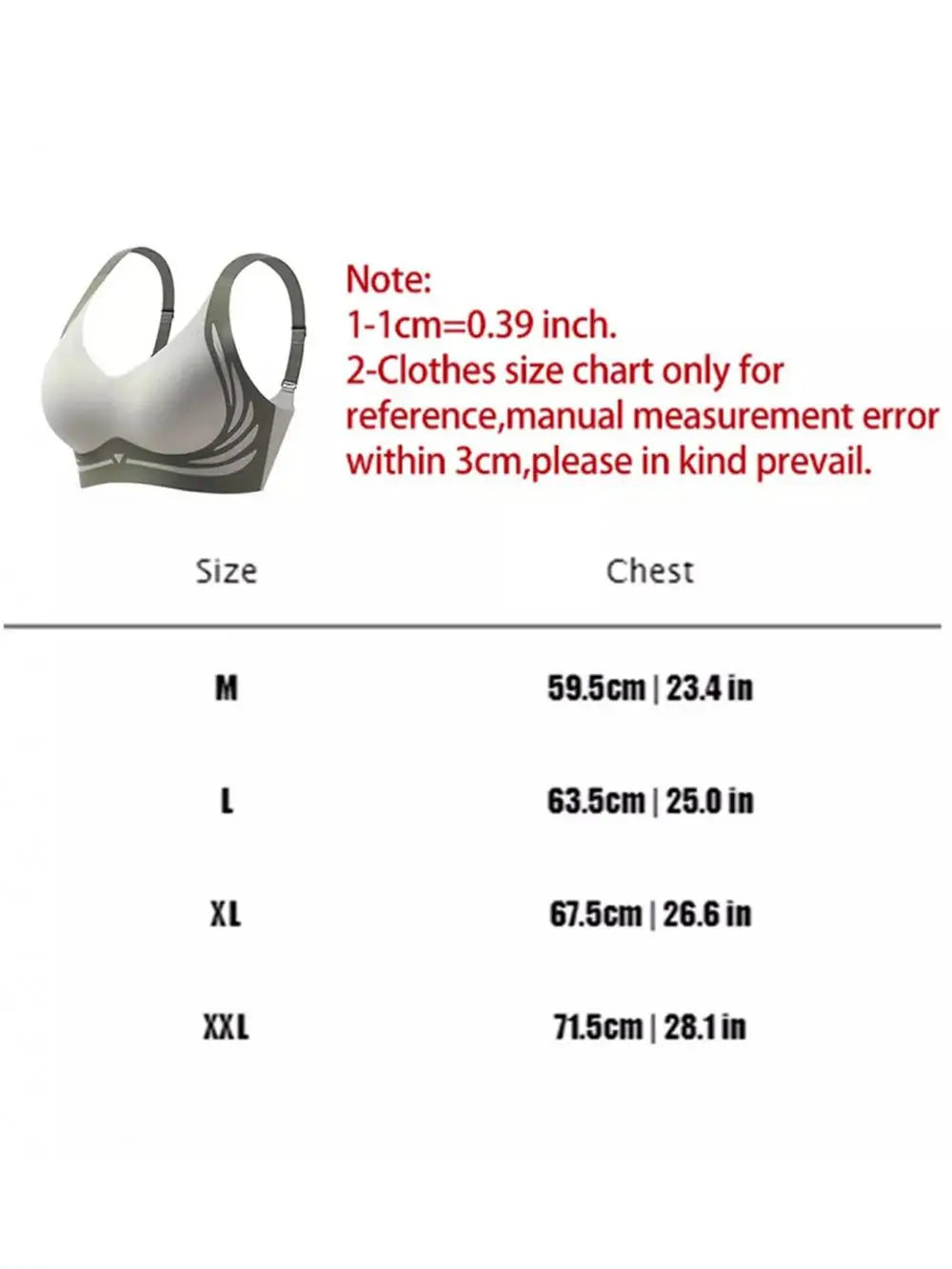 DW WEARS - WOMEN NO STEEL SEAMLESS BRA