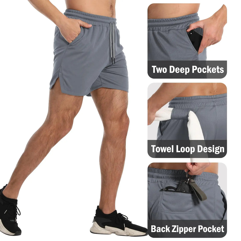 DW WEARS - MEN ATHLETIC RUNNING SHORTS