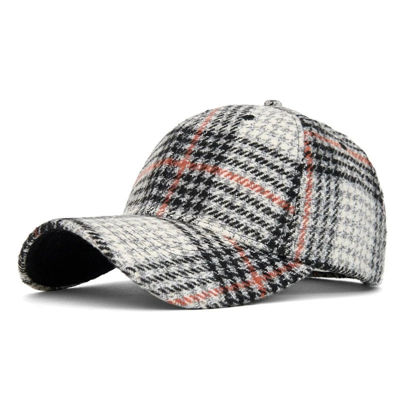DW WEARS - UNISEX PLAID BASEBALL CAP