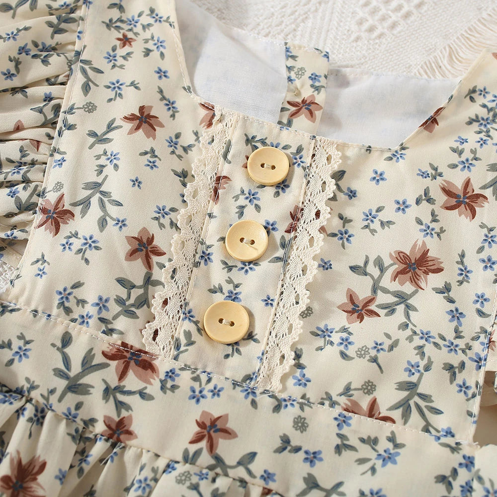 DW WEARS - KIDS SUMMER DRESS ( FLORAL )