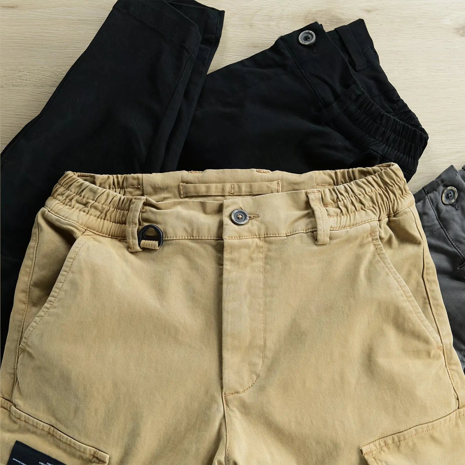 DW WEARS - MEN RETRO LOOSE CARGO PANTS