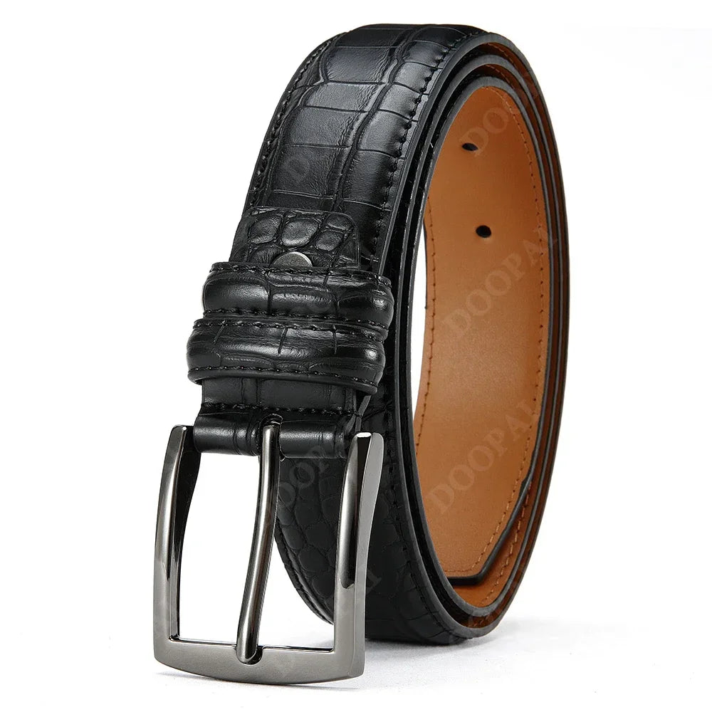 DW WEARS - MEN LEATHER STRAP BELT / 20% DISCOUNT