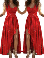 DW WEARS - WOMEN EVENING DRESS ( RED COCKTAIL )