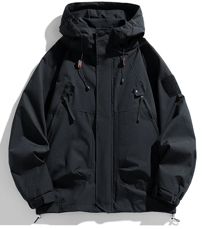 DW WEARS - MEN HOODED WINDBREAKERS