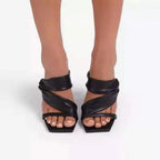 DW WEARS - WOMEN SQUARE HEAD HIGH HEEL