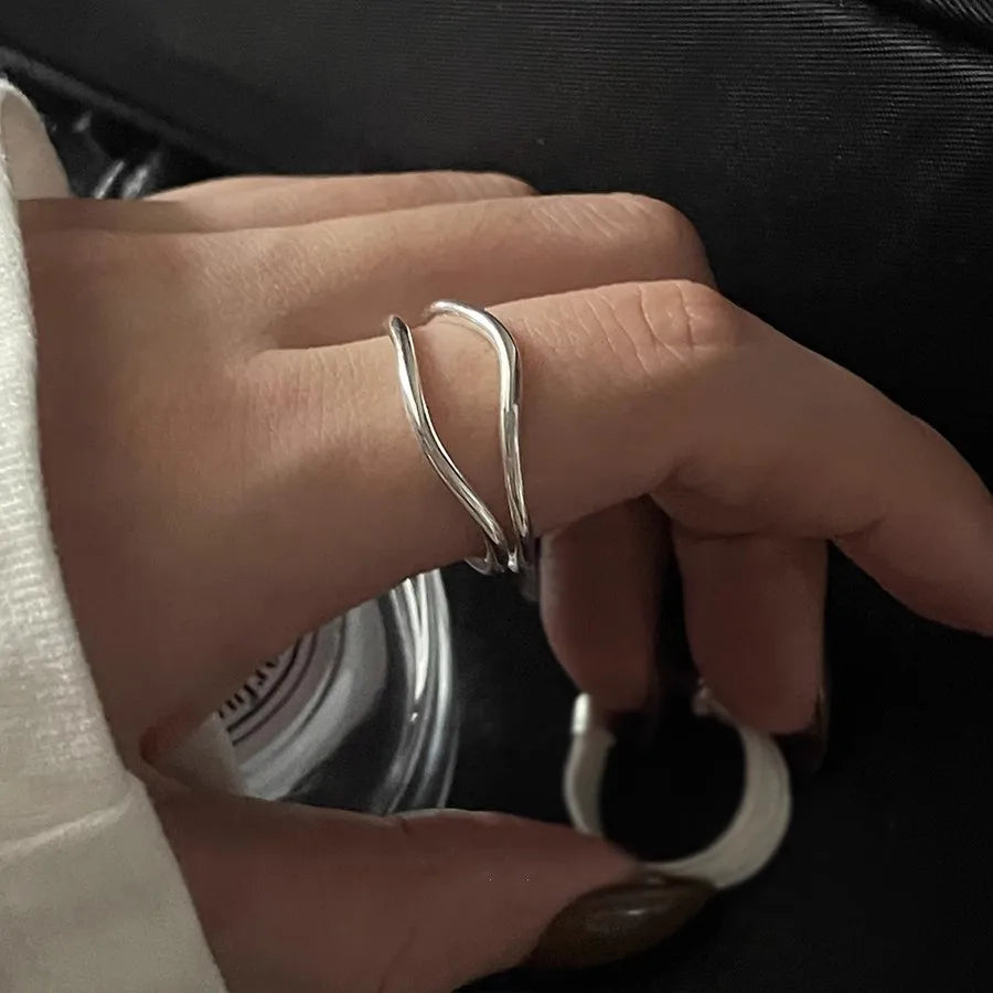 DW WEARS - WOMEN ADJUSTABLE DRIP GLAZE RING