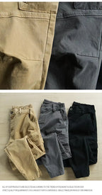 DW WEARS - MEN RETRO LOOSE CARGO PANTS