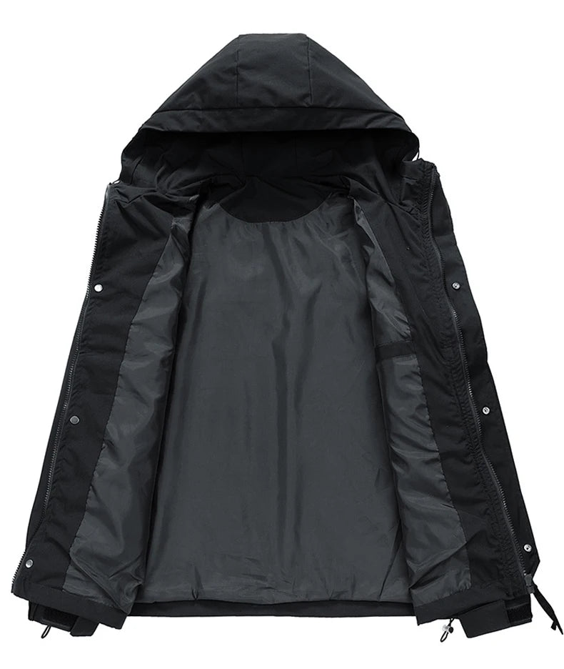 DW WEARS - MEN HOODED WINDBREAKERS