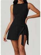 DW WEARS - WOMEN'S ACTIVE  FIT WAIST-TIE DRESS