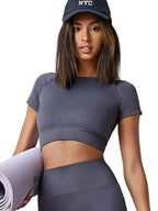 DW WEARS - WOMEN SEAMLESS YOGA TOP