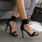 DW WEARS - WOMEN BELT BUCKLE HEELS