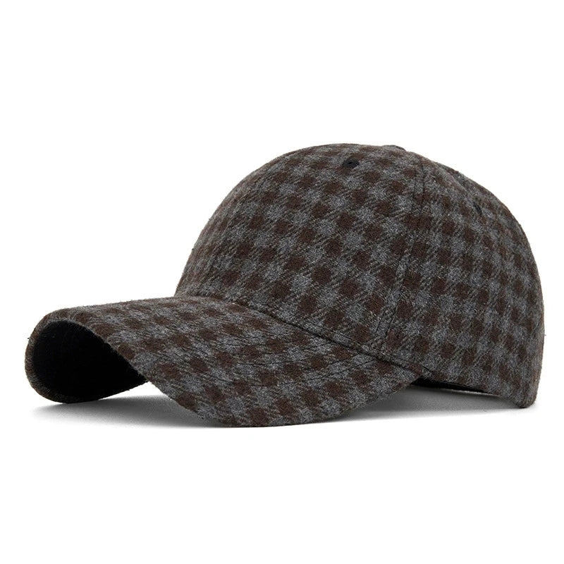 DW WEARS - UNISEX PLAID BASEBALL CAP