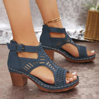 DW WEARS - WOMEN THICK HEELED SANDAL