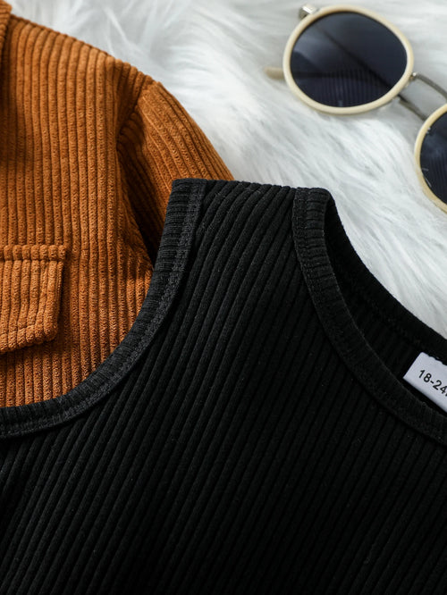 DW WEARS - KID SET ( LONG SLEEVE AND DRESS )