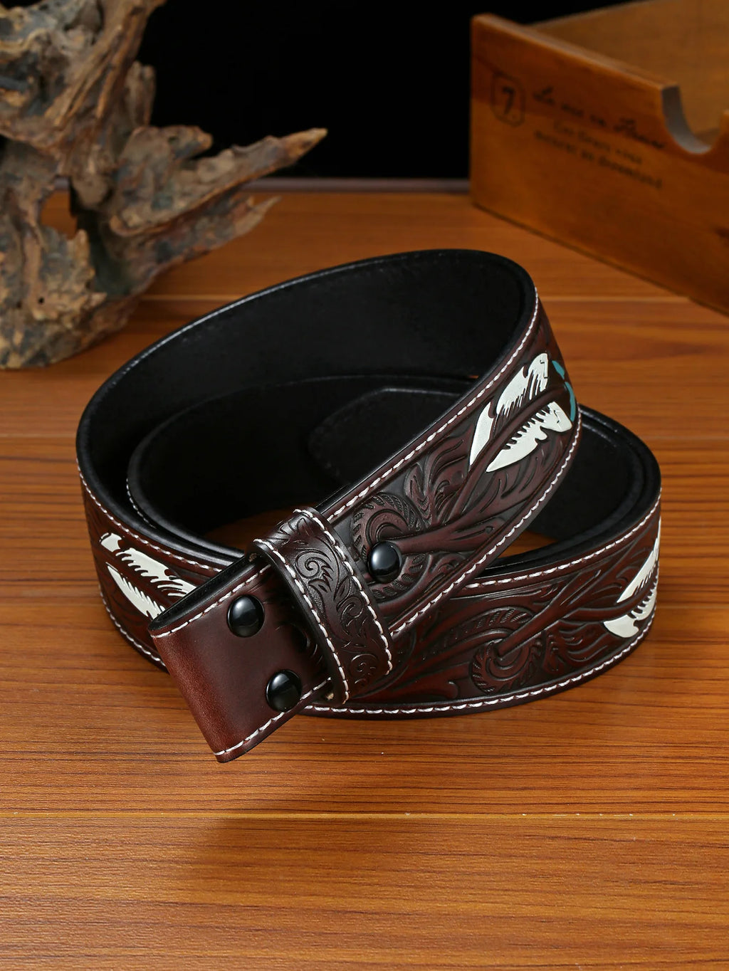 DW WEARS - UNISEX RETRO EMBOSSED BELT ( 20% DISCOUNT )