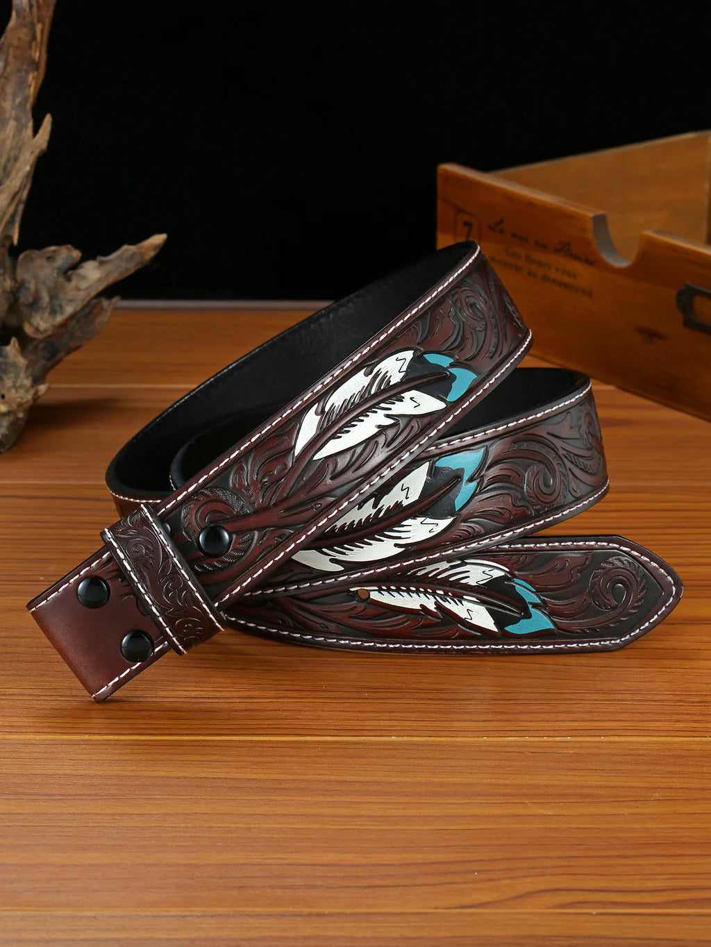DW WEARS - UNISEX RETRO EMBOSSED BELT ( 20% DISCOUNT )