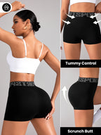DW WEARS - WOMEN HIGH WAIST FITNESS SHORTS