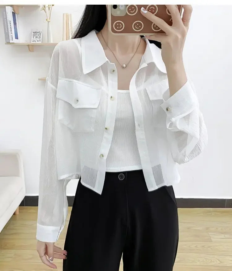DW WEARS - WOMEN SUMMER LOOSE CARDIGAN JACKET