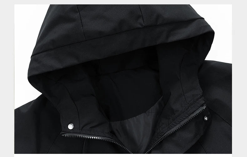 DW WEARS - MEN HOODED WINDBREAKERS