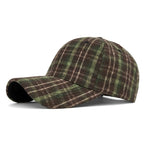 DW WEARS - UNISEX PLAID BASEBALL CAP