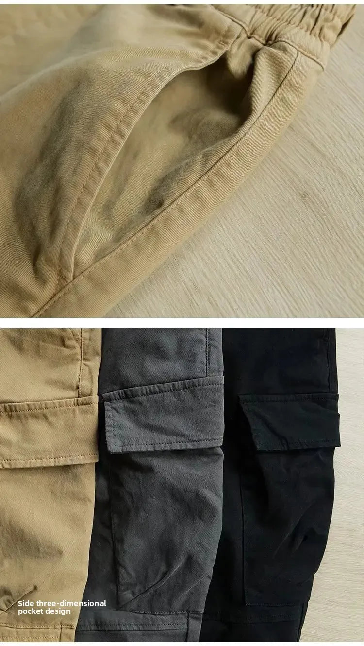 DW WEARS - MEN RETRO LOOSE CARGO PANTS