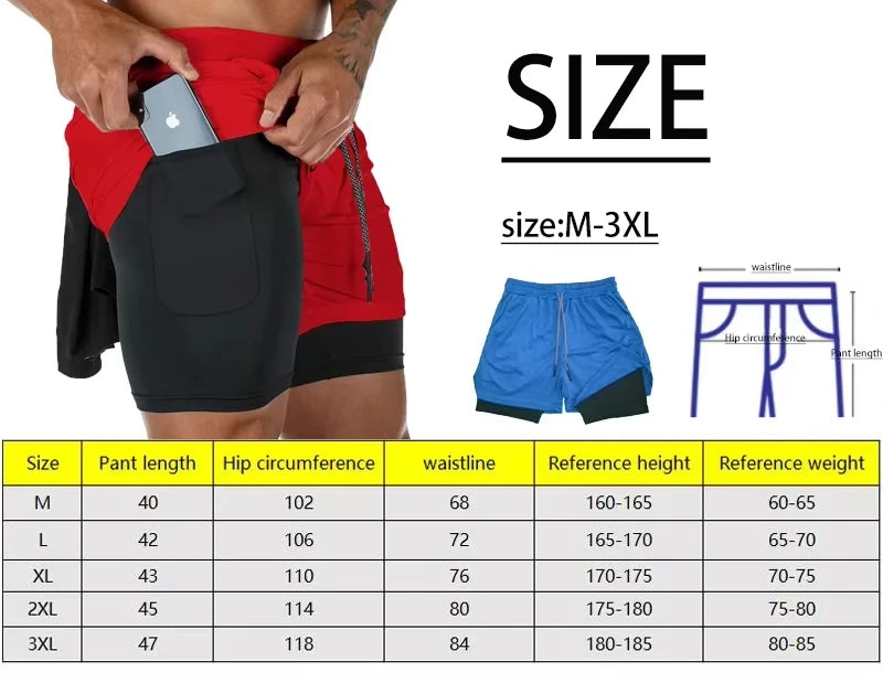 DW WEARS - MEN COMPRESSION GYM SHORTS