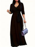 DW WEARS - WOMEN LACE UP LOOSE DRESS