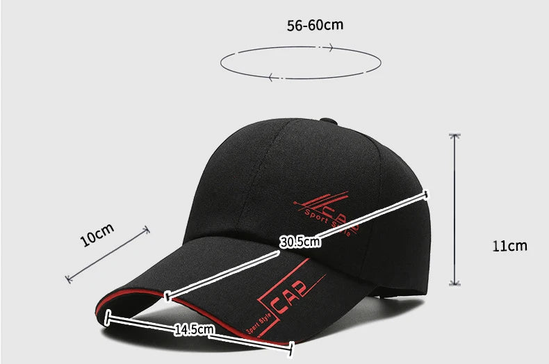 DW WEARS - UNISEX LONG BRIM CAP