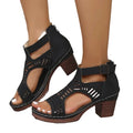 DW WEARS - WOMEN THICK HEELED SANDAL