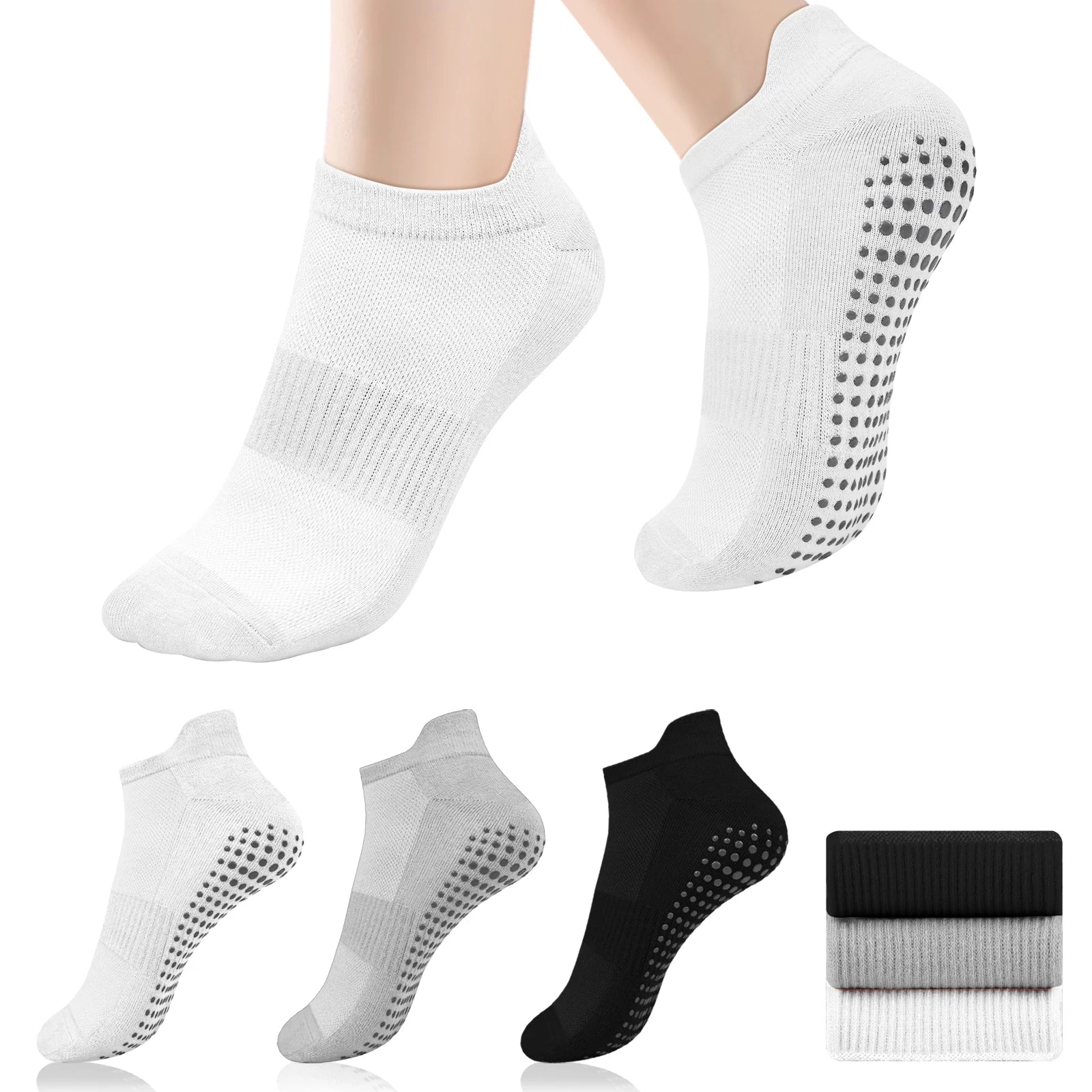 DW WEARS - WOMEN YOGA & PILATES SOCKS ( MESH )