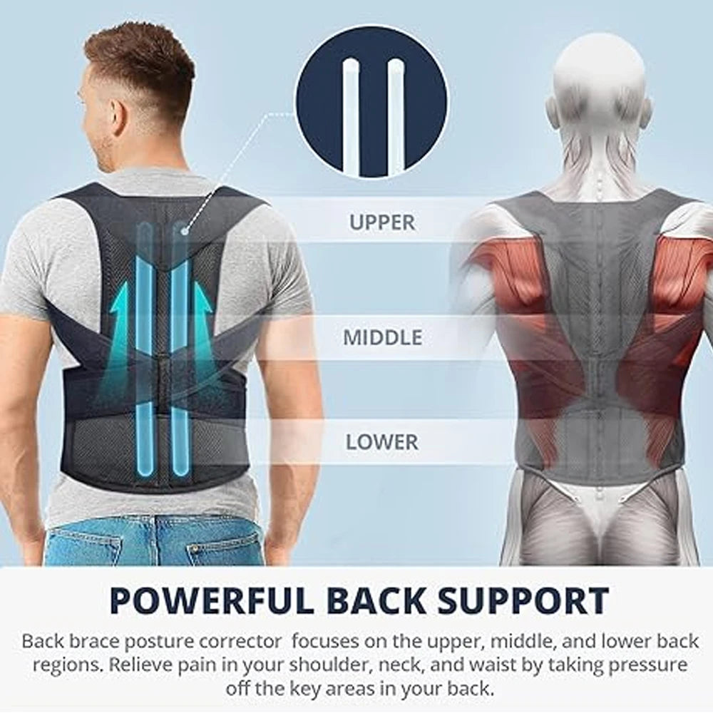 DW WEARS - UNISEX ADJUSTABLE BACK BRACE