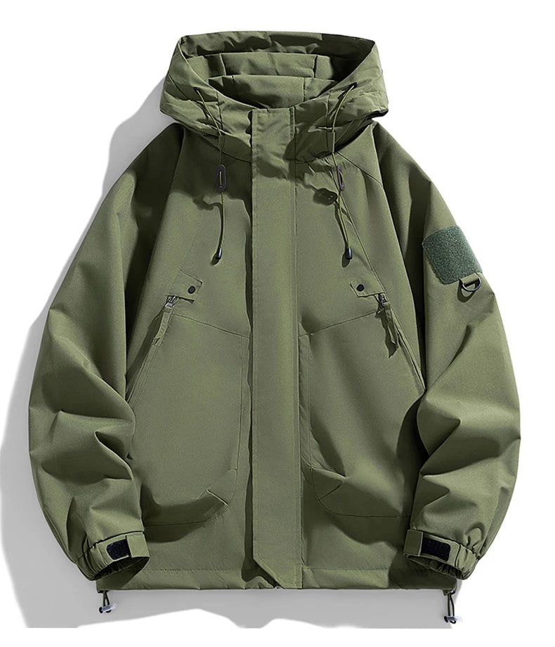 DW WEARS - MEN HOODED WINDBREAKERS