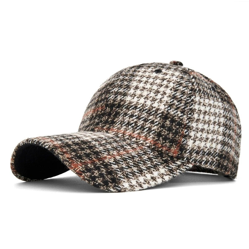 DW WEARS - UNISEX PLAID BASEBALL CAP