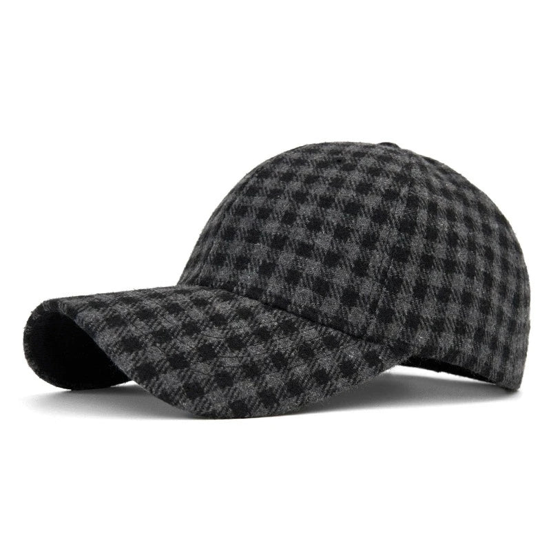DW WEARS - UNISEX PLAID BASEBALL CAP